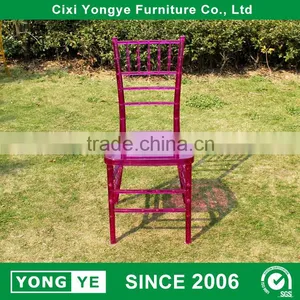 Clear Plexi Wedding Stacking Resin Chiavari Chair thumbnail-4