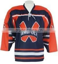 Designs Custom Lace Neck Sublimation Ice Hockey Shirt thumbnail-1