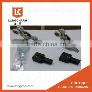 Sliding Rollers Hanging Caster Wheel System for Sliding Door Wheels for Sliding Doors Wardrobe thumbnail-3