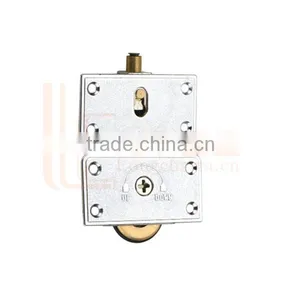 Zinc Alloy Hanging Brass Wheels for Sliding Doors Wardrobe thumbnail-2