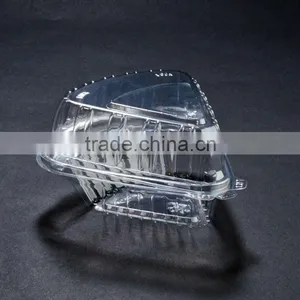 Clear Hinged Lid Plastic Container thumbnail-1