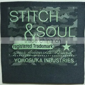 Garment Woven Label Main Label for Clothing Woven Label thumbnail-1