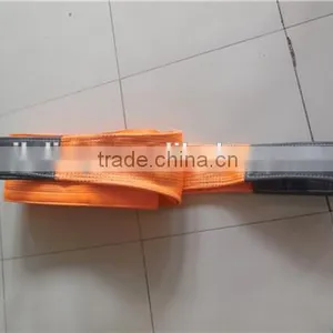 Lifting Tools Flat 100% Polyester Duplex Web Sling Belt Polyester Webbing thumbnail-3