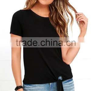China Wholesale Cheap Shirts Designs Fashion Black Shirts for Women thumbnail-4