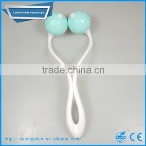 Two Ball Face Relax Massager, Plasitc Handheld Facial Roller Massager thumbnail-4