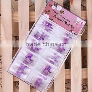 Fahion Designs French Airbrush Nail Full Cover Artificial Nail Tips thumbnail-2