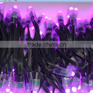 BLACK Wire IP68 DC12V Input 12mm Through-hole LED RGB Dump Node;100pcs a String thumbnail-1