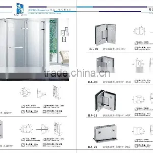 Shower Hinge With Stainless Steel for Shower Door Hinge for Glass Shower Door. thumbnail-2