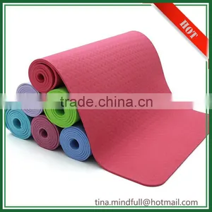 Wholesale Custom Print Anti-slip Gymnastics TPE Mat for Yoga thumbnail-1