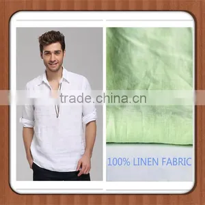 100 Linen Fabric for Men Linen Shirts thumbnail-1