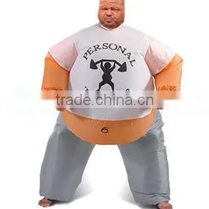 Inflatable Muscle Man Costume thumbnail-1