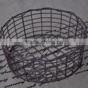 Galvanized Steel Hand Freezer Storage Metal Wire Baskets thumbnail-2