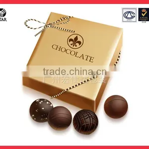 Custom Decorative Cardboard Luxury Paper Kraft Chocolate Box for Wedding Invitation thumbnail-5