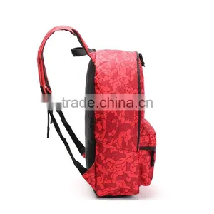 Manufacturer China 2016 New Fashion School Supply Red Oxford School Bag for Girls thumbnail-2