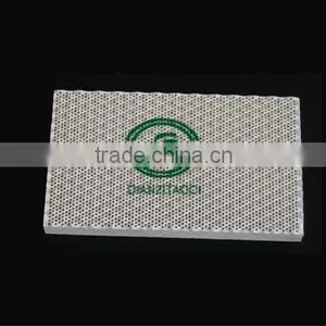 Gas BBQ Burner Ceramic Plate, Porous Flameless Heat Reflect Plate Customized Size 138x81 thumbnail-1