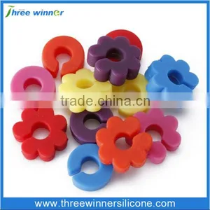 Suction Cup Wine Glass Marker Silicone Promotional Wine Markers thumbnail-6