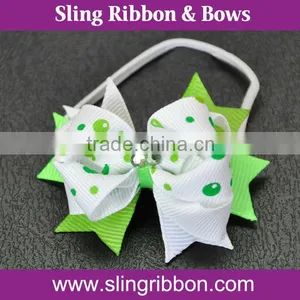 Factory Supplier Two Layer Kids Hair Ribbon Bows thumbnail-1