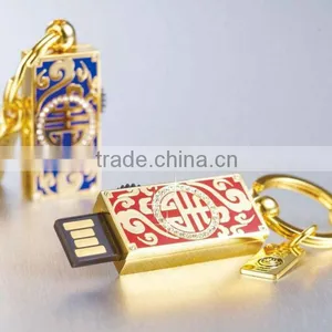RORO Luck Enamel Craft Gift USB Flash Disk USB Flash Drive thumbnail-1