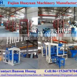 Newly Advanced QT4-15 Cement Brick Making Machine Plastic Pallets for Brick Block Making Machine thumbnail-1