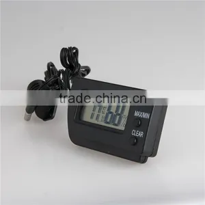 Plastic Thermometer Hygrometer With Dual Sensor Cable thumbnail-2