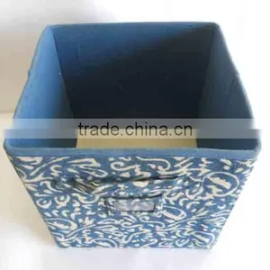 2016 New Style Decorative Fabric Storage Box, Folding Box Wholesale thumbnail-1