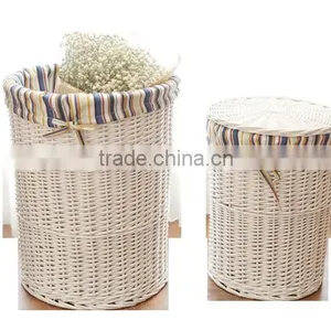 Large Wicker Storage Laundry Basket thumbnail-1