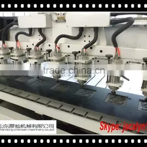 Hot Sales 4 Axis Carving CNC Router With 8 Rotary CC-MS3020K8 thumbnail-4