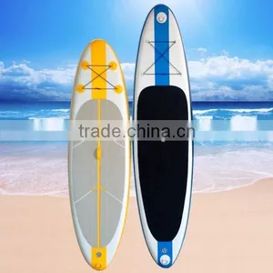 25psi 12.6' Double Layer Drop Stitch Inflatable Light Sup Paddle Board for Easy Carry thumbnail-1