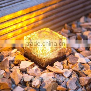 Energy Saving Yellow Integrated Greenway Solar Ice Brick Light thumbnail-3