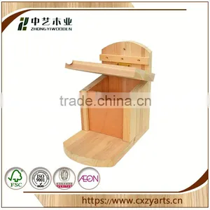 Hot Sale High Quality Stand China Factory Lovely Custom New Design Wooden Bird Houses thumbnail-4