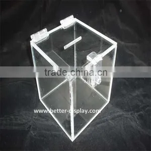 Wholesale Acrylic Collection Boxes for Charity thumbnail-2