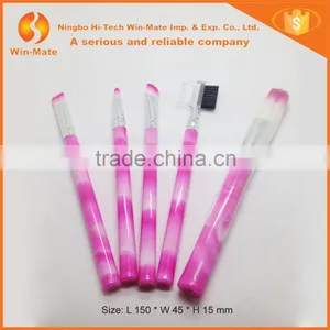 5pcs Professional Pink Nylon Hair& Plastic Handle Personalized Makeup Brush Set thumbnail-2
