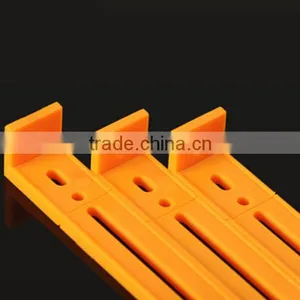 DIY Circular Hole Plastic Bar U Type Connecting Rod 1102, Orange Colour thumbnail-5