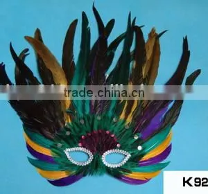 Face Ostrich Feather Mask-56 thumbnail-1
