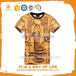 Dry Fit Rock 60% Cotton 40% Polyester Manufacture Wholesale Egyptian Cotton T-shirts thumbnail-1