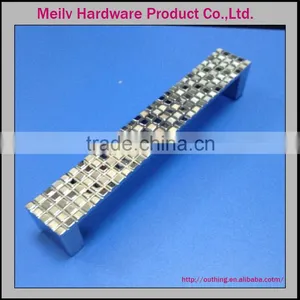 Furniture Cabinet Hardware Kitchen Zinc Chrome Handle Pulls thumbnail-1