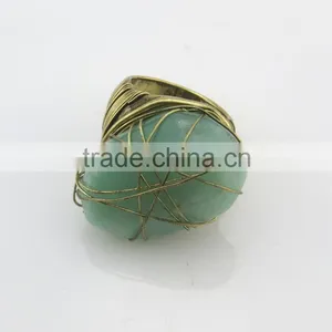New Design Good Looking Fashion Stone Personality Rings thumbnail-1