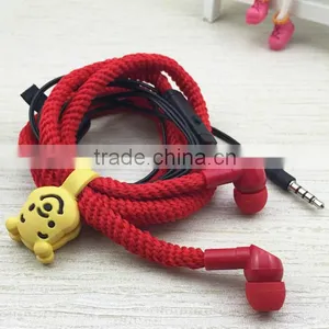 Beautiful Stereo Water Proof Shoelace In-ear Earphone With 3.5mm Plug thumbnail-4