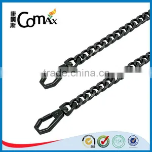 Gunmetal Metal Handbag Chain Handles With Hook thumbnail-3