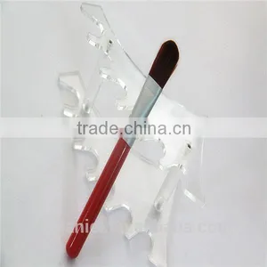 New Design Red Wooden Face Mask Brush,Round Foundation Brush thumbnail-3