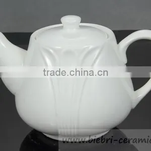 Wholesale Antique White Color Porcelain Coffee And Tea Pots For Hotel And Restaurant thumbnail-1