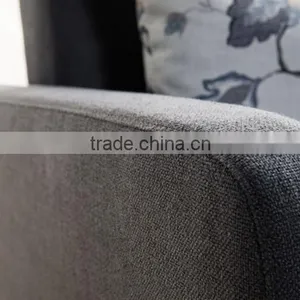 Salon Furniture Waiting Sofa Upholstery Sofa With Soft Cushion thumbnail-6