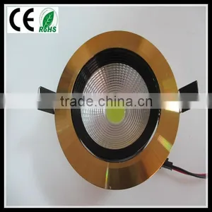 Hot! Ultra-thin Design Dimmable Brass LED Ceiling Downlight thumbnail-1