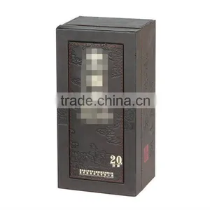 Chinese Factories Wholesale Custom Luxury Single Bottled Wine Box, Leather Fashion Beautiful Gift Box thumbnail-1