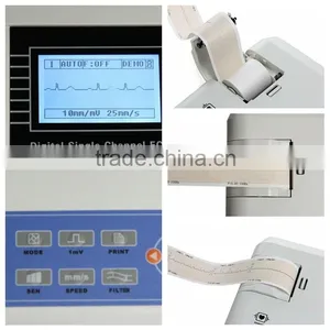 Medical Vet Equipment Digital Single Channel 12 Lead Portable Veterinary ECG Machine With Factory Price thumbnail-5