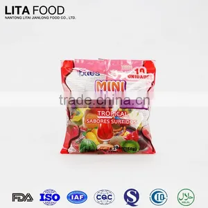 Kids Snack Plastic Bag Packing Assorted Fruit Jelly thumbnail-1