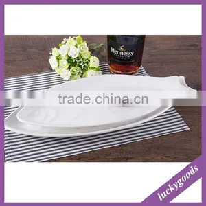 Hot Sale Restaurant Use White Melamine Rectangular Plates thumbnail-3