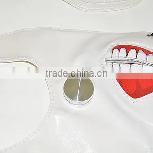 Japan Anime Tokyo Ghoul Kaneki Ken Adjustable Zipper Masks PU Leather Cool Mask thumbnail-6