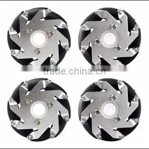 A Set of 60mm Mecanum Wheels Compatible for LE GO(4 Pcs/Pack) 14144 thumbnail-1