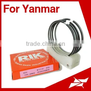For Yanmar 6GH Piston Ring Set thumbnail-1